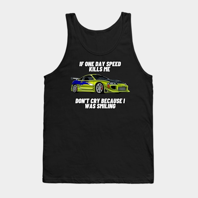 Paul walker's eclipse Tank Top by MOTOSHIFT